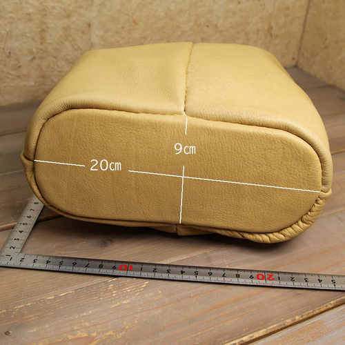 総手縫い】JAPANESE KNOT BAG ノットバッグ くたっとした 本革
