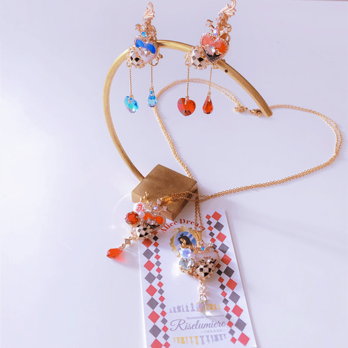 新品未開封QuinRoseハートの国のアリスネックレス 新品未開封QuinRose