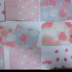 【送料無料】482⭐40枚⭐ミニ封筒⭐豆ポチ袋⭐折り紙・デザインペーパー☆ミニレター☆平袋 ラッピング 2枚目の画像