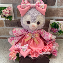 リーナベルSサイズ☆ピンク花柄　和着物ドレス６点コスチューム☆ステラルー も出品中 5枚目の画像