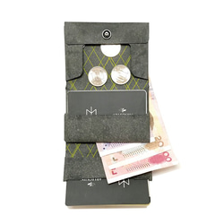 【OU Flower_S3】カードサイズの三折り財布 8枚目の画像