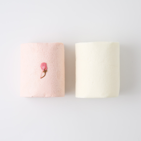【春限定】天使の桜ロールケーキ＆天使のホワイトロールセット 米粉ロールケーキ グルテンフリー 　桜ハンドメイド 3枚目の画像