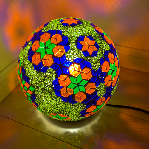 トルコランプ☆スタンドライト モザイクランプ フロアスタンド 3連角 モザイクランプ トルコランプ ランプ