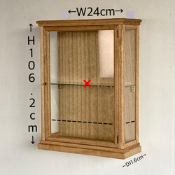 OTSUKI様専用 壁掛け ガラスケース 1枚目の画像