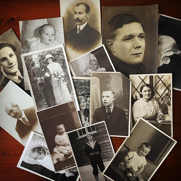 モノクロ古写真】ヴィンテージの古写真セット その他素材 Blue Sea