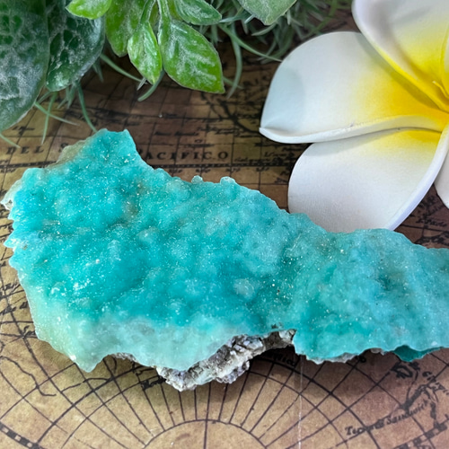 チャンスの石✿*:・ヘミモルファイト異極鉱原石ラフストーン