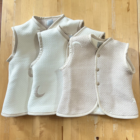 ジャガードキルティング スプリングベスト 子供服 nano.nano.nanoko 