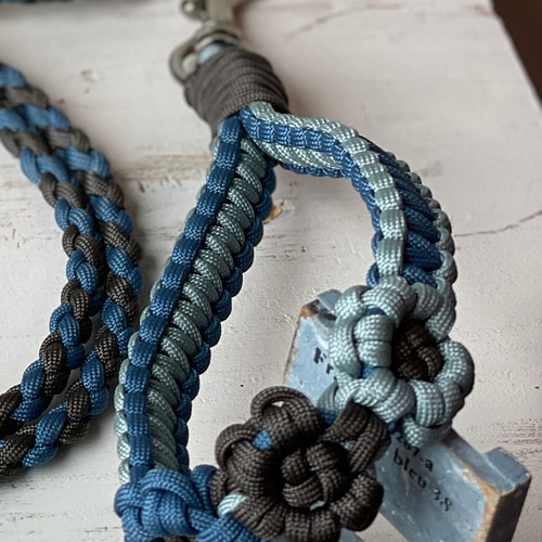 パラコード 犬 カート用 ショートリード no.45 e986f69442adc715624ae0ca5f9e03