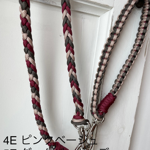 パラコード 犬 カート用 ショートリード no.45 e986f69442adc715624ae0ca5f9e03