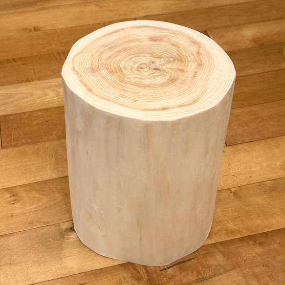 Hinoki  Wood  Stool  No.580 1枚目の画像