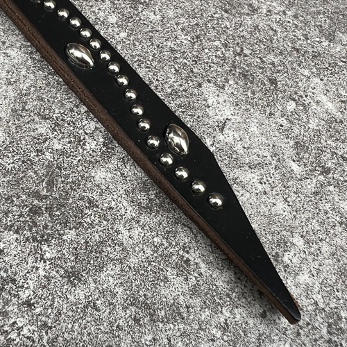 ホーウィンクロムエクセル キーホルダー キーリング スタッズ 茶芯