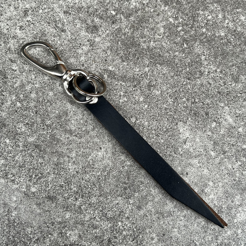 ホーウィンクロムエクセル キーホルダー キーリング スタッズ 茶芯