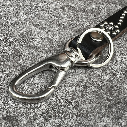 ホーウィンクロムエクセル キーホルダー キーリング スタッズ 茶芯