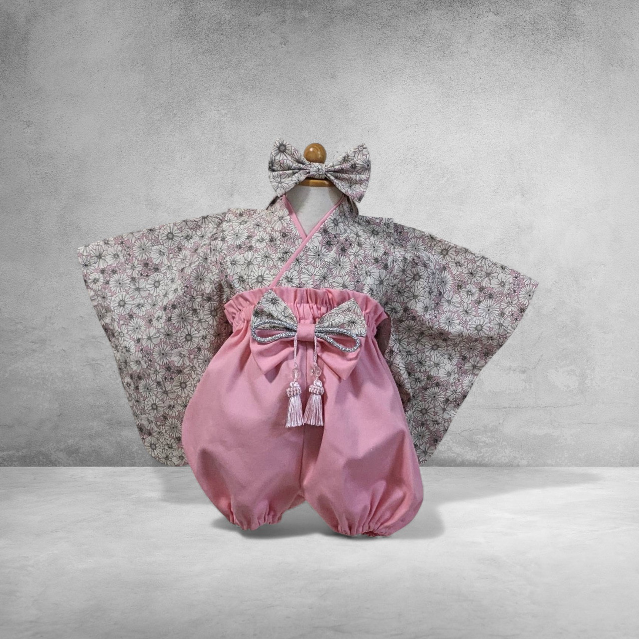 ベビー袴(リボン付き)