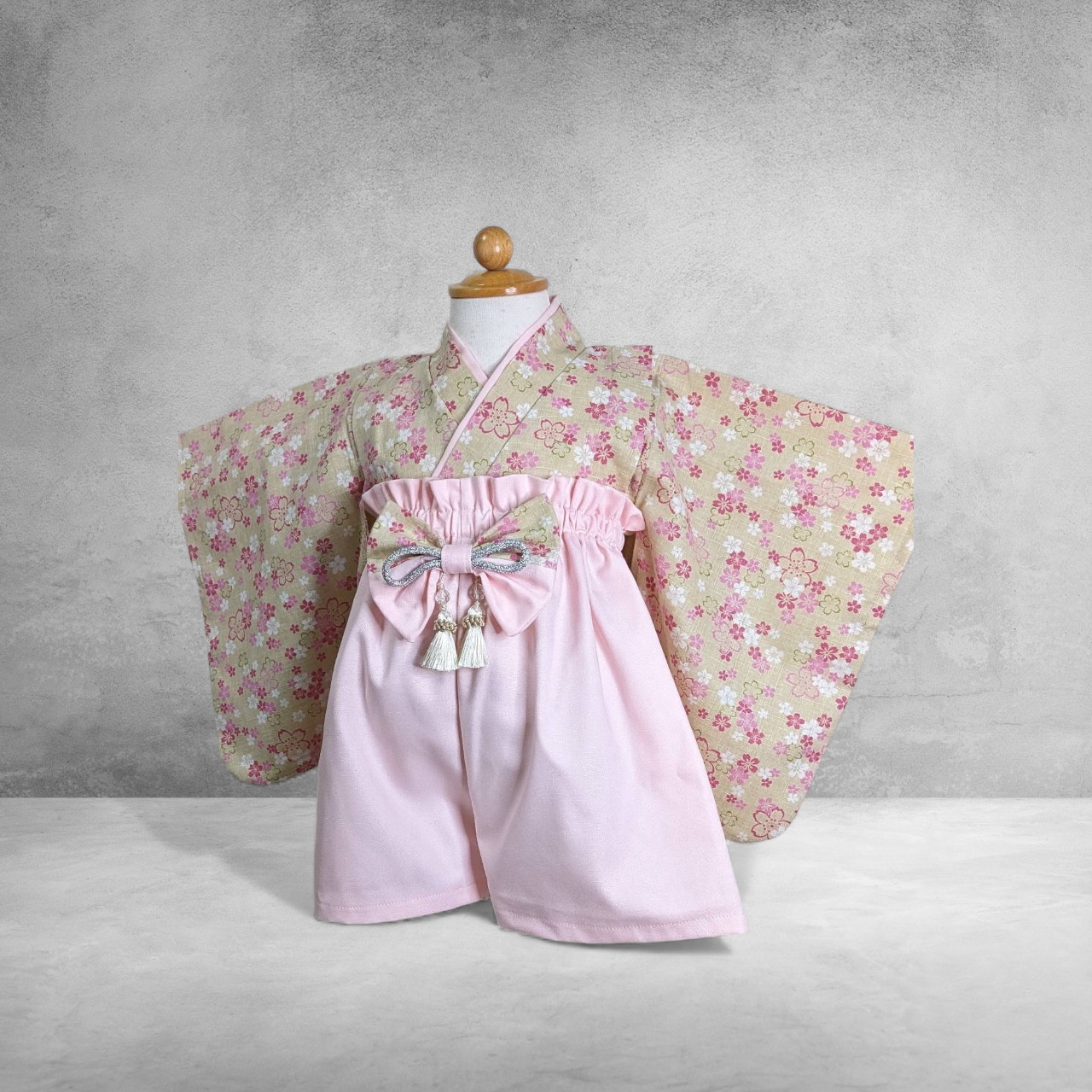 ベビー袴(リボン付き)