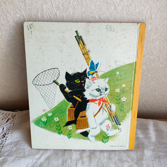 【アンティーク絵本】Pouf et Noiraud campeurs, 1954 2枚目の画像