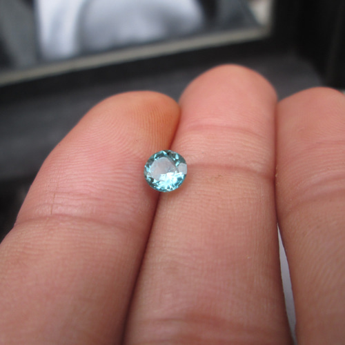 N.91 完璧なインディゴライトトルマリン・ルース 1Ct 品質は最高レベル 