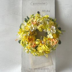 春の花束リース♡ハンドメイドリース さくら満開 春のリース 手作りハンドメイドリース che-16 : エッセンス