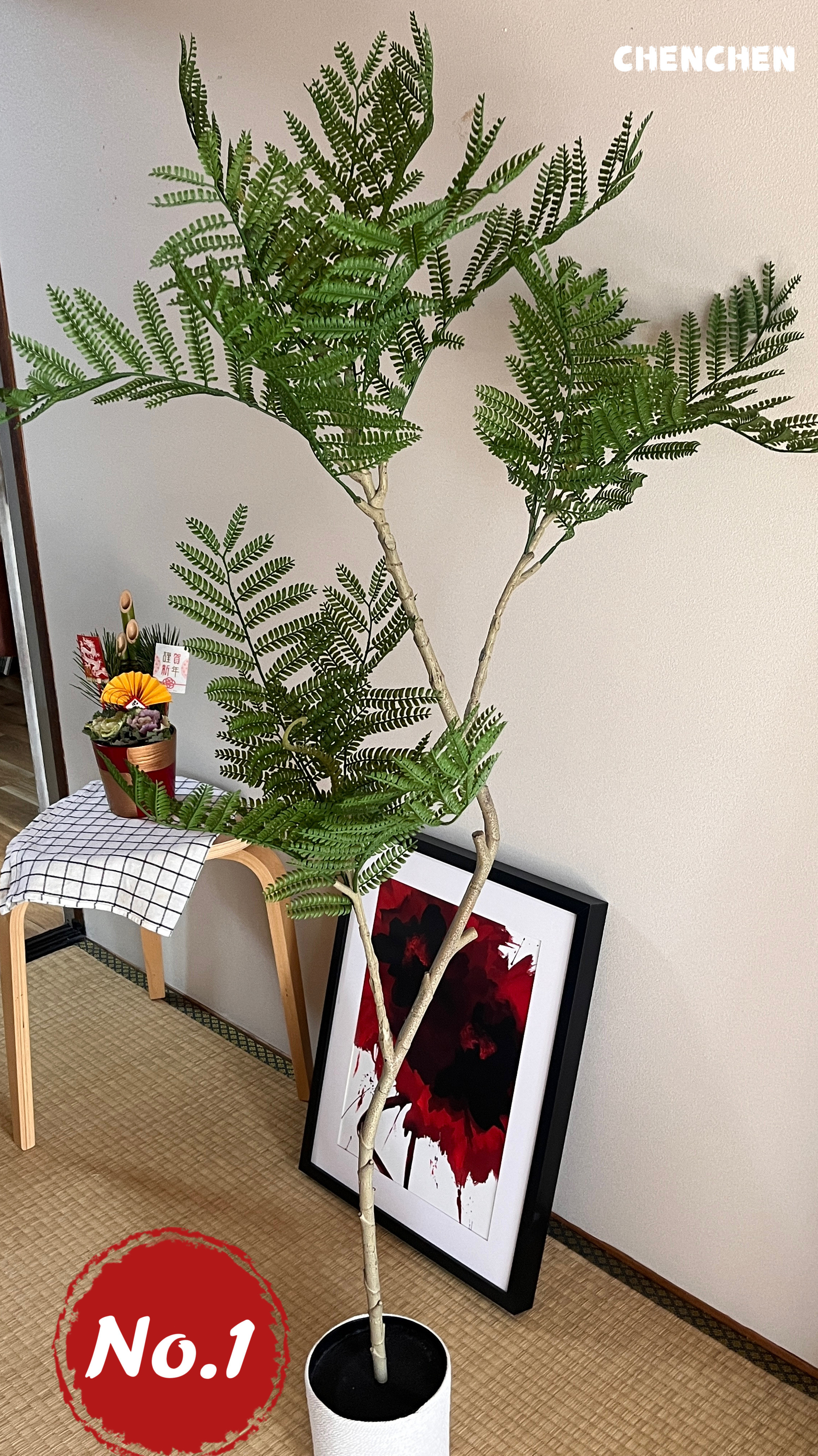 「蓝花楹」のアーティフィシャルグリーン ：予約販売 販売開始日 【商品コード：2024-018】