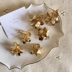 ゴールド フラワー ウェディング ブライダル 結婚式 成人式 卒業