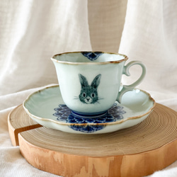 cup & saucer.   rabbit 1枚目の画像