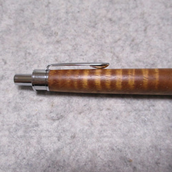 ハワイアンコア　カーリー杢　椿油仕上げ　木軸ボールペン(シャープペンシル)　希少材 9枚目の画像