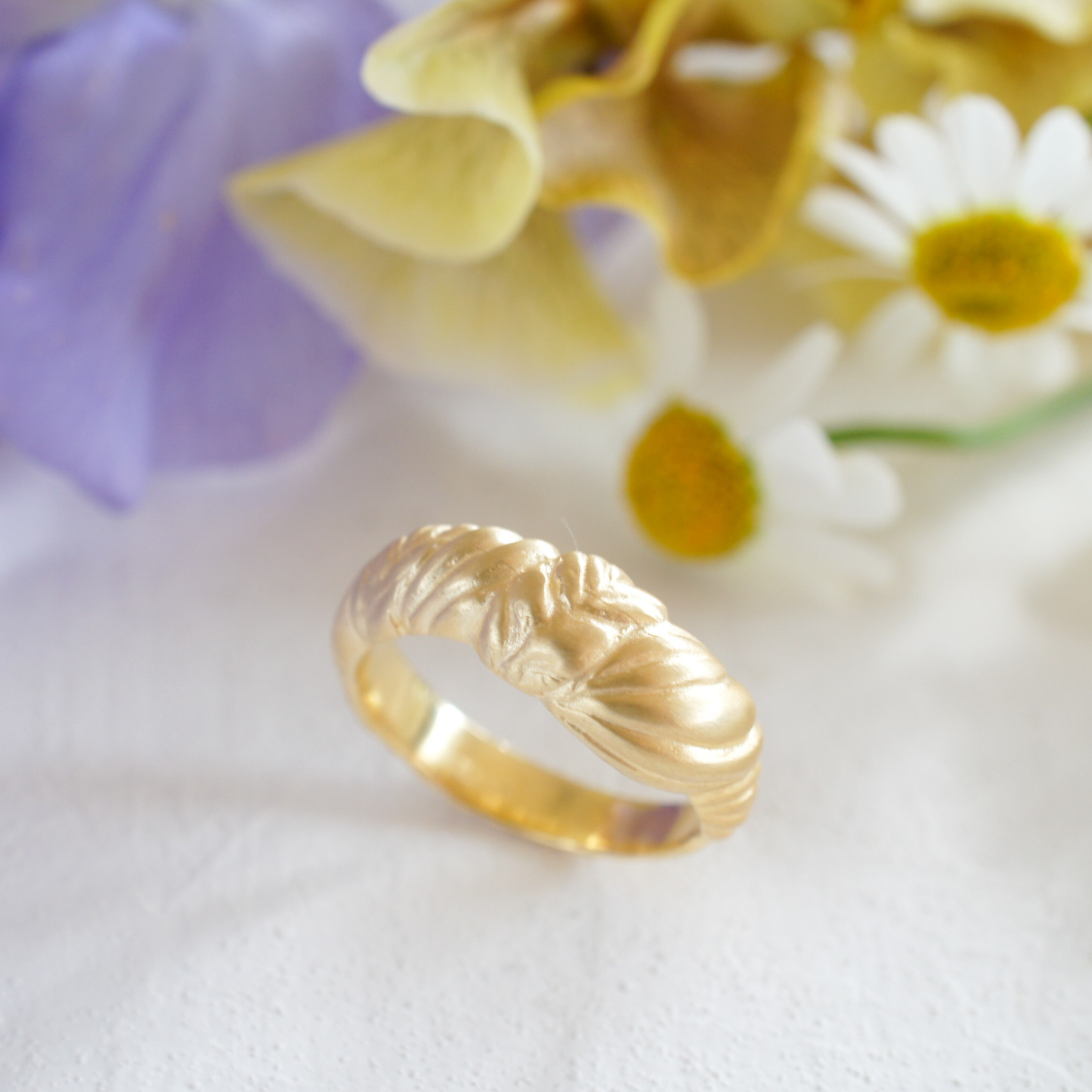 silver925　ラプンツェルリング　コーデの主役に♪　K14ゴールドコーティング　プリンセス　春　童話の世界へ　新作