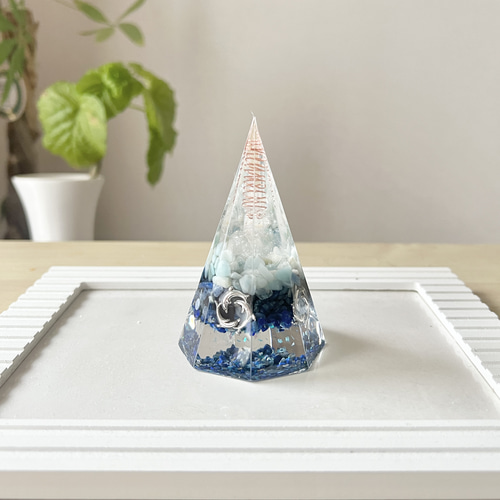 幸せの象徴♡イルカのモチーフのオルゴナイト その他インテリア