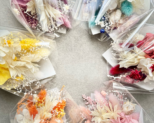 プリザーブドフラワー  オーダーミニブーケ 再販まつり2025》 miniミニブーケ プリザーブドフラワー 結婚式 席札