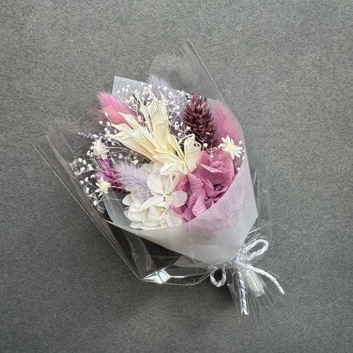 再販まつり2025》 miniミニブーケ プリザーブドフラワー 結婚式 席札