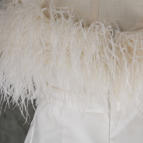 送料無料！ウェディングドレス ベアトップ マーメイドライン  