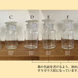 8個限定　古い薬瓶　名入れ 3枚目の画像