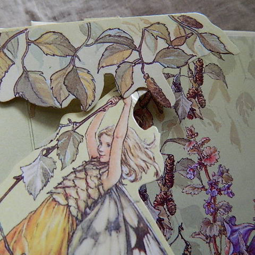 在庫処分 激安 ❀お花の妖精の古い楽譜絵本 フラワーフェアリー