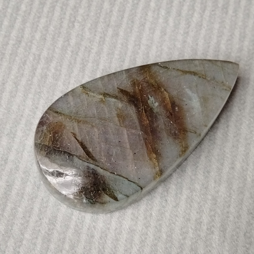 希少】パープルラブラドライト 40x20mm ルース 85 天然石 SPES