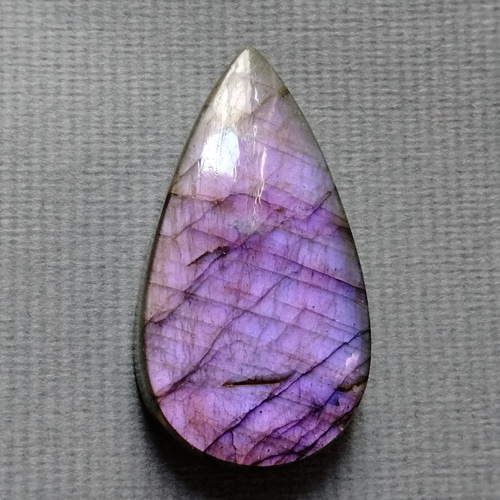 希少】パープルラブラドライト 40x20mm ルース 85 天然石 SPES