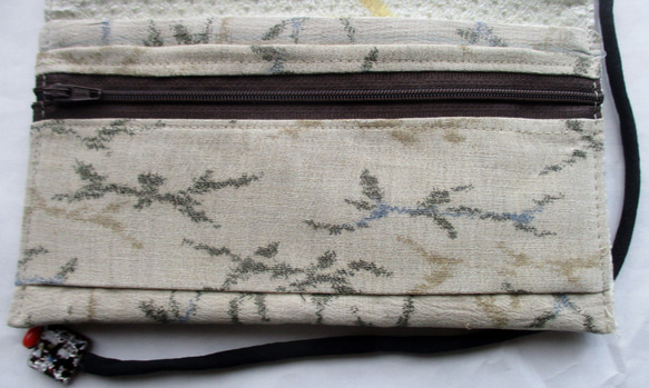 ７６１５　綿の着物で作った和風財布・ポーチ　＃送料無料 6枚目の画像