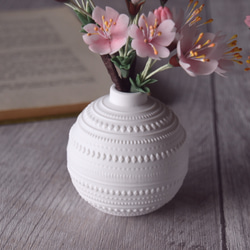 ◆粘土のお花◆　桜　【raderフラワーベース】S934 7枚目の画像