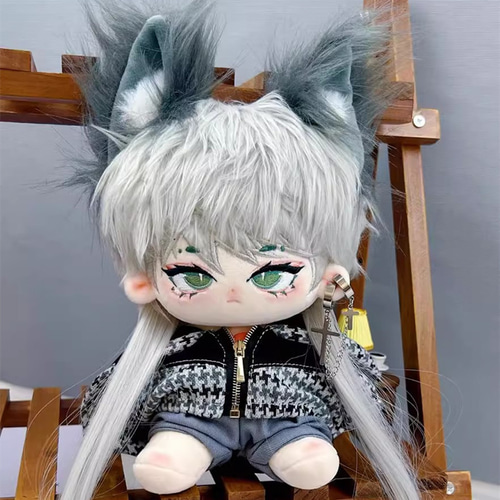 オリキャラ コウガ ぬいぐるみ 着せ替え 15cm メガネ 灰色 ショート 61f8H63vB4L._UF350,350_QL50_.jpg