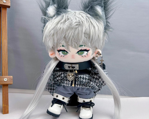 オリキャラ コウガ ぬいぐるみ 着せ替え 15cm メガネ 灰色 ショート Amazon.co.jp: オリキャラ コウガ ぬいぐるみ 着せ替え 15cm
