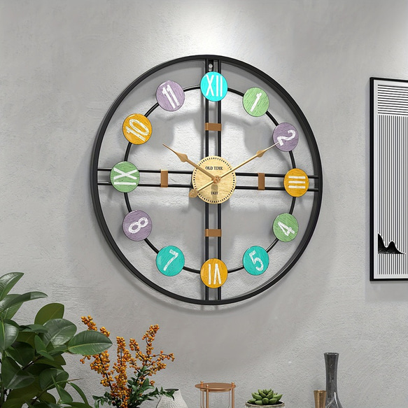 壁掛け 時計 ユニーク 中空デザイン 静音 アナログ おしゃれ かわいい 掛け時計 ウォール クロック cht-1546 8枚目の画像