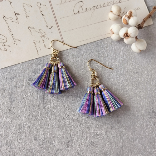 タッセル フリンジ ピアス イヤリング タッセルピアス タッセル 