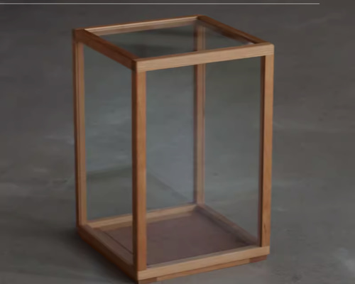 家具職人が作るレトロなブレッドケース ハンドメイド