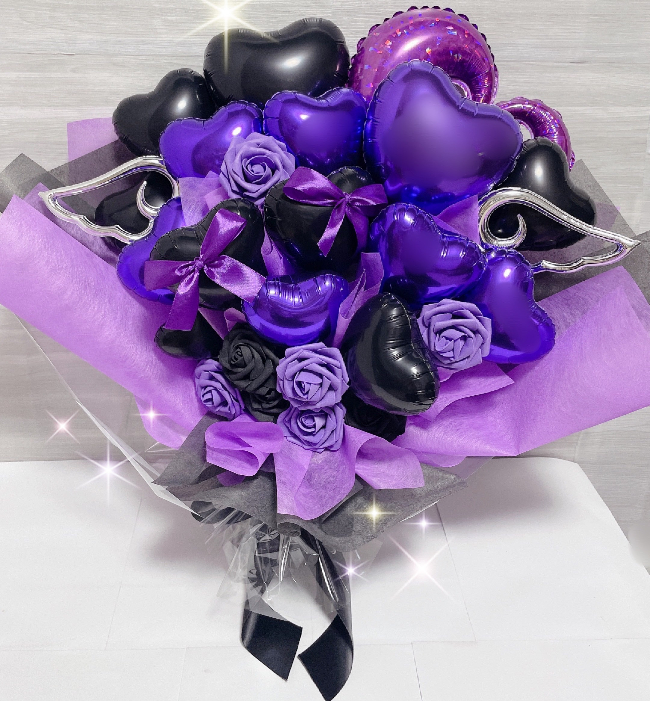 バルーンギフト　バルーンアレンジ 誕生日　生誕祭　推し　開店祝い　ギフト　プレゼント　バルーン　卒業　卒業式　卒部