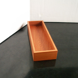 ●Newサイズ変更　屋久杉　無垢　木製　筆箱　ペンケース　小物入れ　K292 10枚目の画像