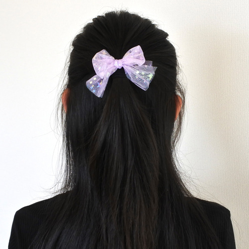 オーロラリボン 大人デザインヘアゴム