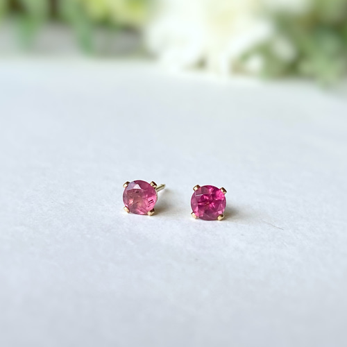 ネックレス 希少石 ドラゴンガーネット ダイヤモンド 0.01ct