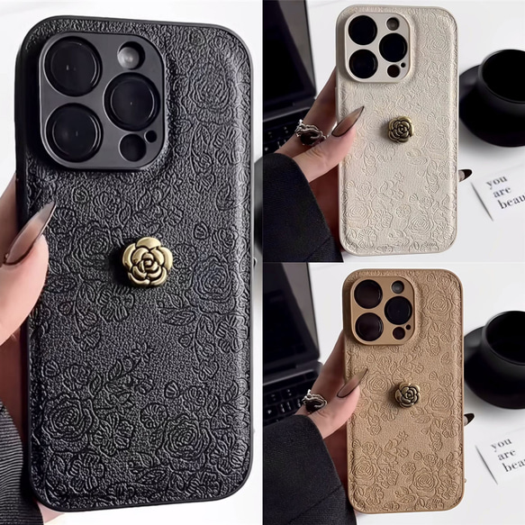 スマホケース・オリジナルスマホケース・全機種対応　シリコン　iPhoneケース 花柄　おしゃれ 1枚目の画像