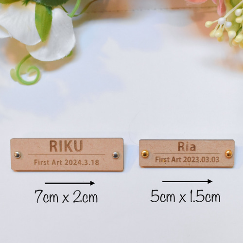 60枚木製First Art ネームプレート　オーダーメイドプレート ネームタグ 木製First Art ネームプレート オーダーメイドプレート ネームタグ