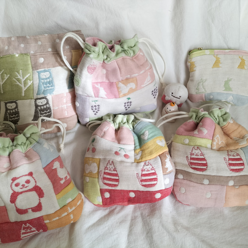 fuwara＊12重ガーゼはんかちset♡限定りす fuwara＊12重ガーゼはんかちset♡限定りす fuwara＊12重ガーゼはんかち