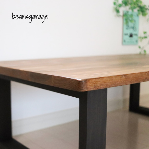 無垢ローテーブル サイズ、カラー変更可能 天然木 リビングテーブル コーヒーテーブル カフェテーブル キッズテーブル 9枚目の画像